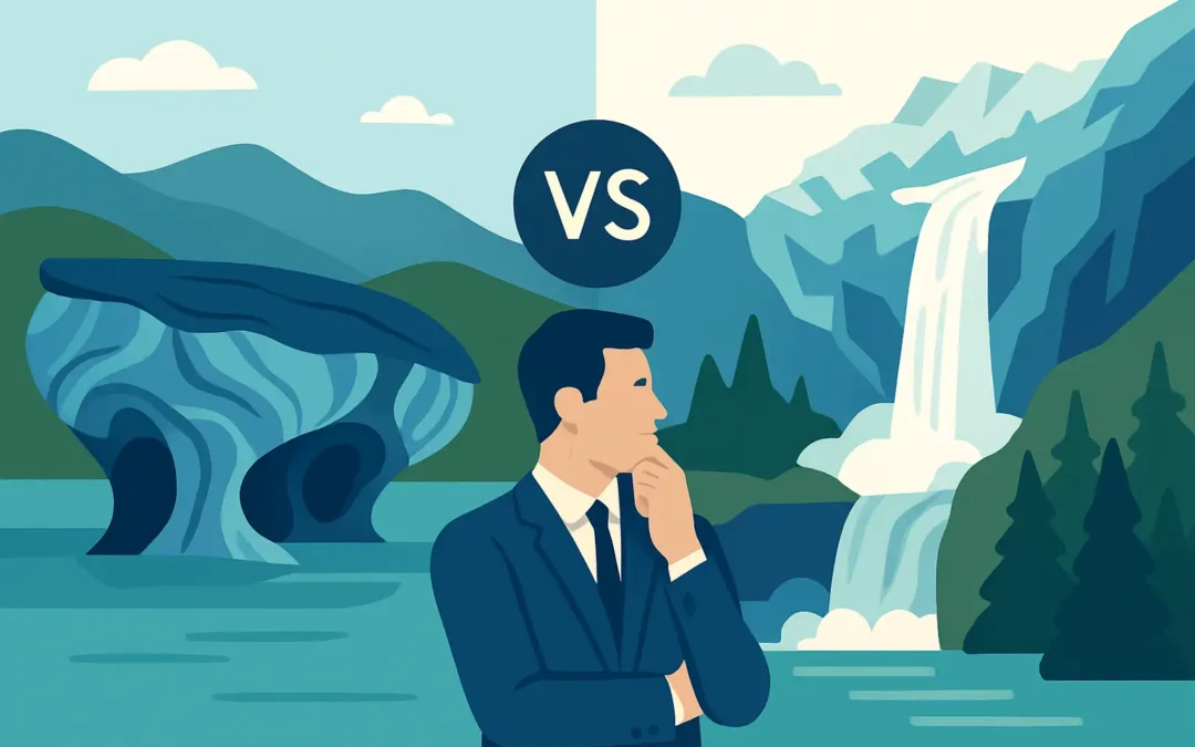 Tour Mármol vs Queulat: ¿cuál elegir en Aysén?